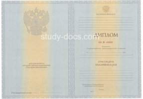 Диплом специалиста 2012-2013 в Сергиеве Посаде