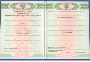 Диплом училища 2010 в Сергиеве Посаде